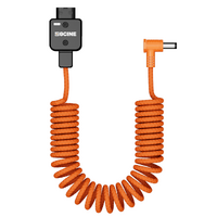 ZGCINE D-Tap to DC Power Cable Coiled Braided Cable 60-100cm