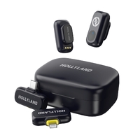 Hollyland Lark A1 Wireless Microphone Kit for Smartphones - Black