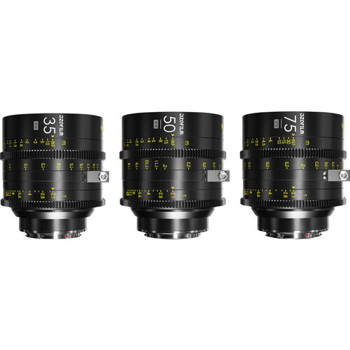 DZOFilm VESPID Cyber Full Frame T2.1 Prime Lens Set of 3(PL & EF Mounts)